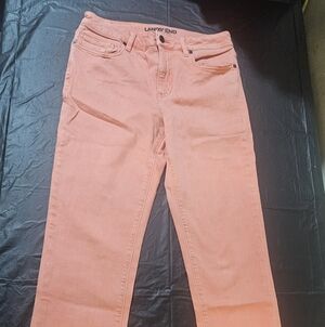 Lands' End Women's Coral Straight Leg Jeans